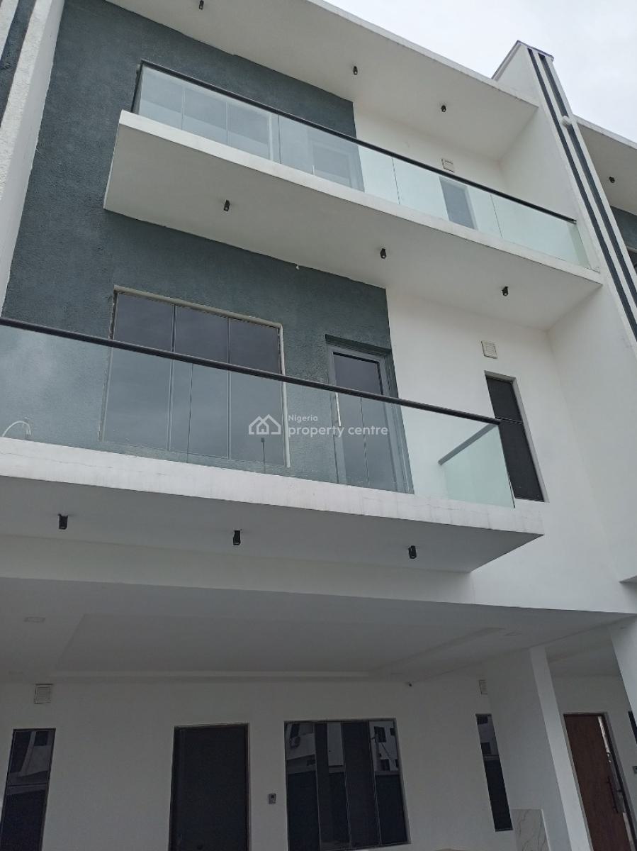 Over Spacious 4 Bedroom with Bq Secured, Off Freedom Way, Ikate, Lekki, Lagos, Terraced Duplex for Sale