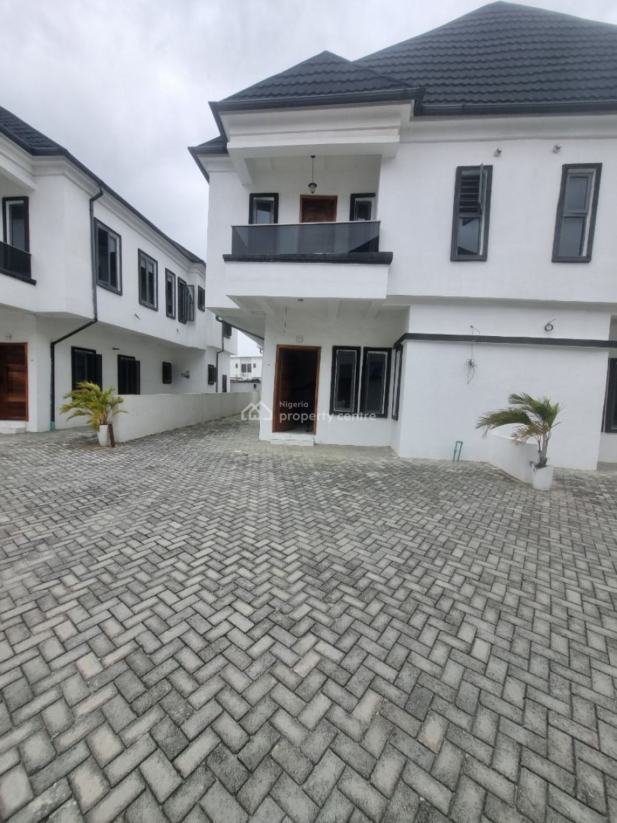 Newly Built 4 Bedroom Semi-detached with Bq in a Gated Estate, Ikota, Lekki, Lagos, Semi-detached Duplex for Rent
