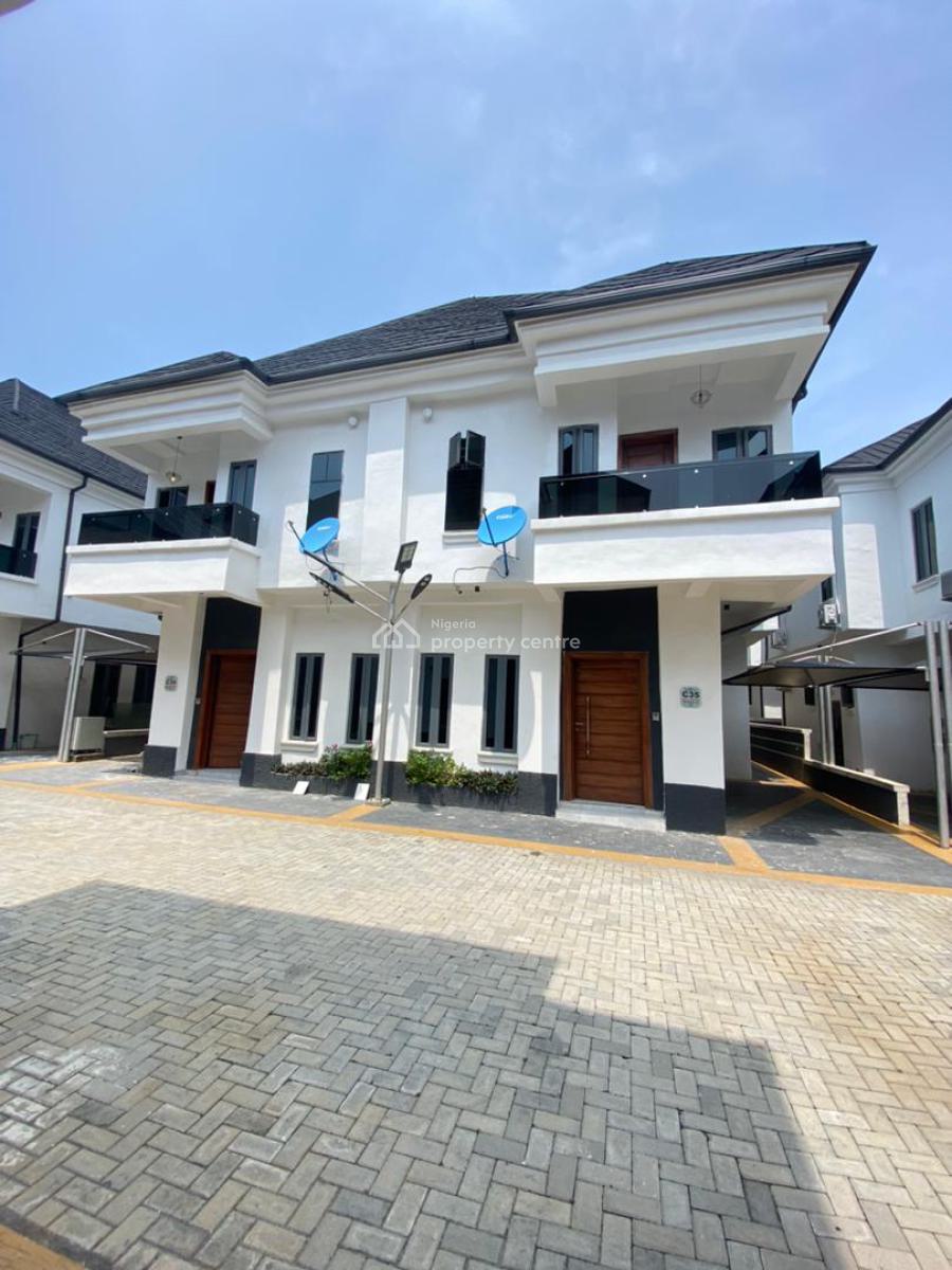 Spacious 4 Bedroom Semidetached Duplex with Bq and Pool, Orchid Road, Lekki, Lagos, Semi-detached Duplex for Sale