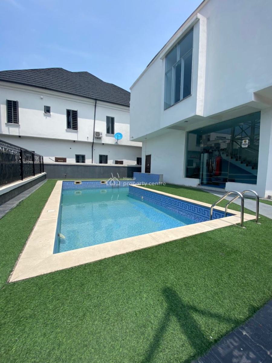 Spacious 4 Bedroom Semidetached Duplex with Bq and Pool, Orchid Road, Lekki, Lagos, Semi-detached Duplex for Sale