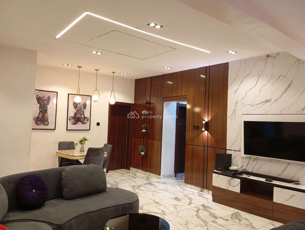 Deluxe & Exquisitely Finished Luxury 3 Bedroom Fully  Apartment + Wif,, Yaba, Alagomeji, Yaba, Lagos, Flat / Apartment Short Let