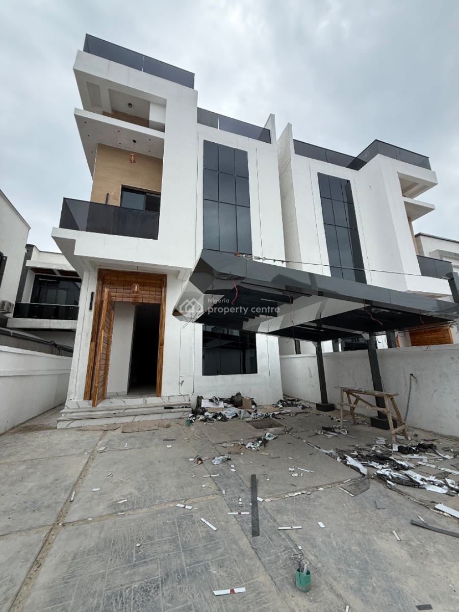 Luxury Rooftop 5 Bedroom Fully Detached Duplex Self Compound, Orchid, Lekki, Lagos, Detached Duplex for Sale