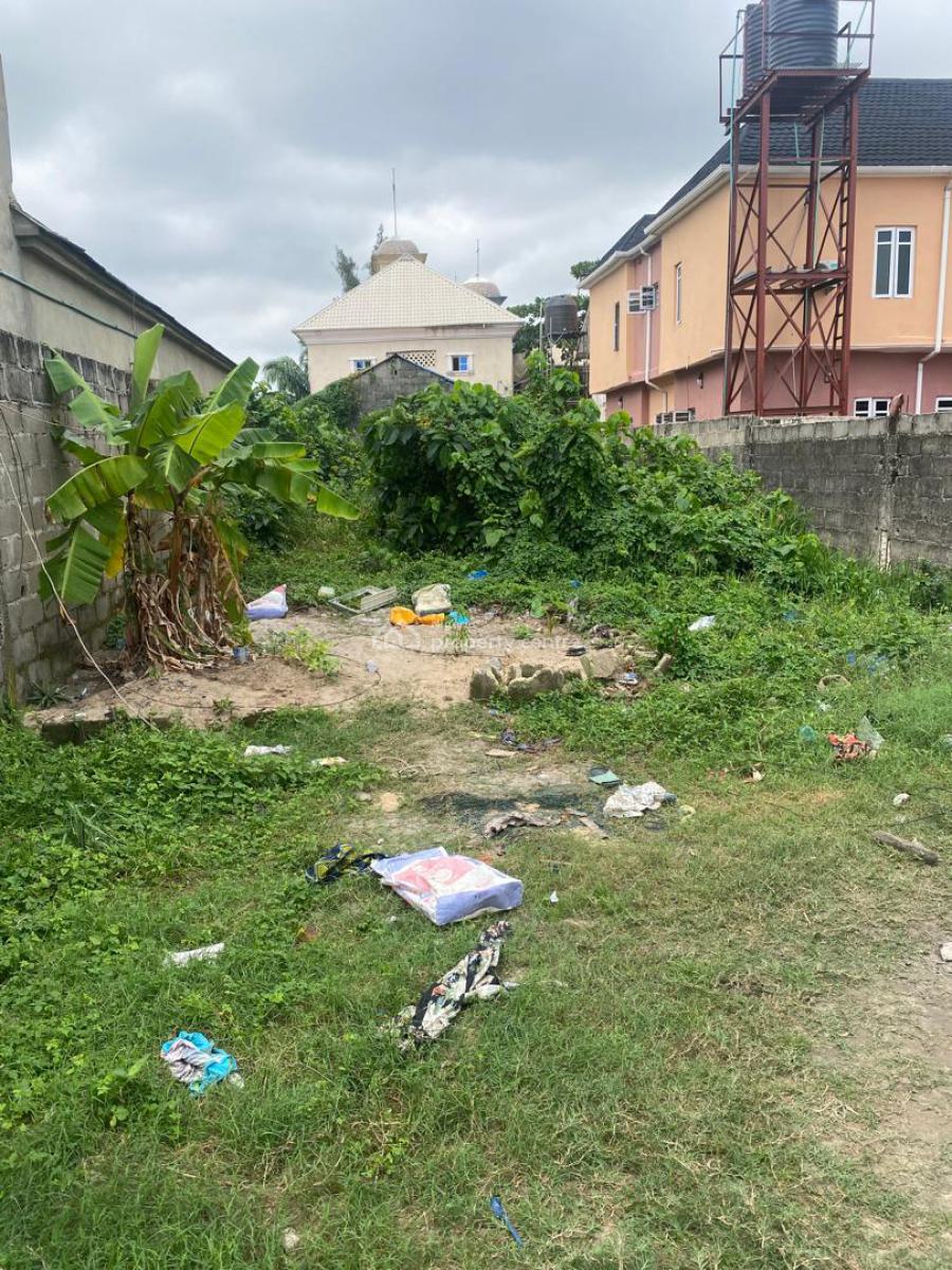 Fenced and Gated Half Plot in Good Location, Okeira Inside, Ado, Ajah, Lagos, Mixed-use Land for Sale