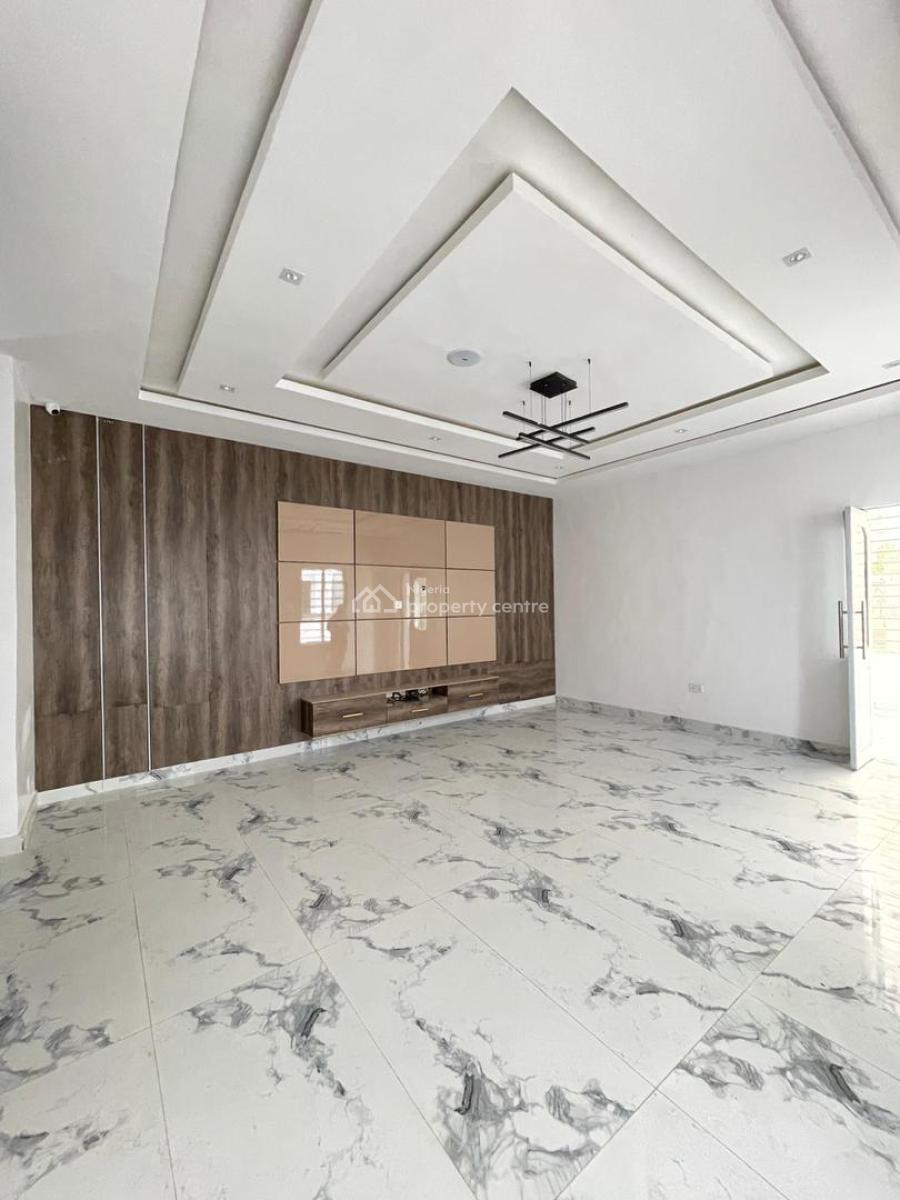 5 Bedrooms Fully-detached Duplex with Bq, Swimming Pool, & Cinema, Chevron, Lekki, Lagos, Detached Duplex for Sale