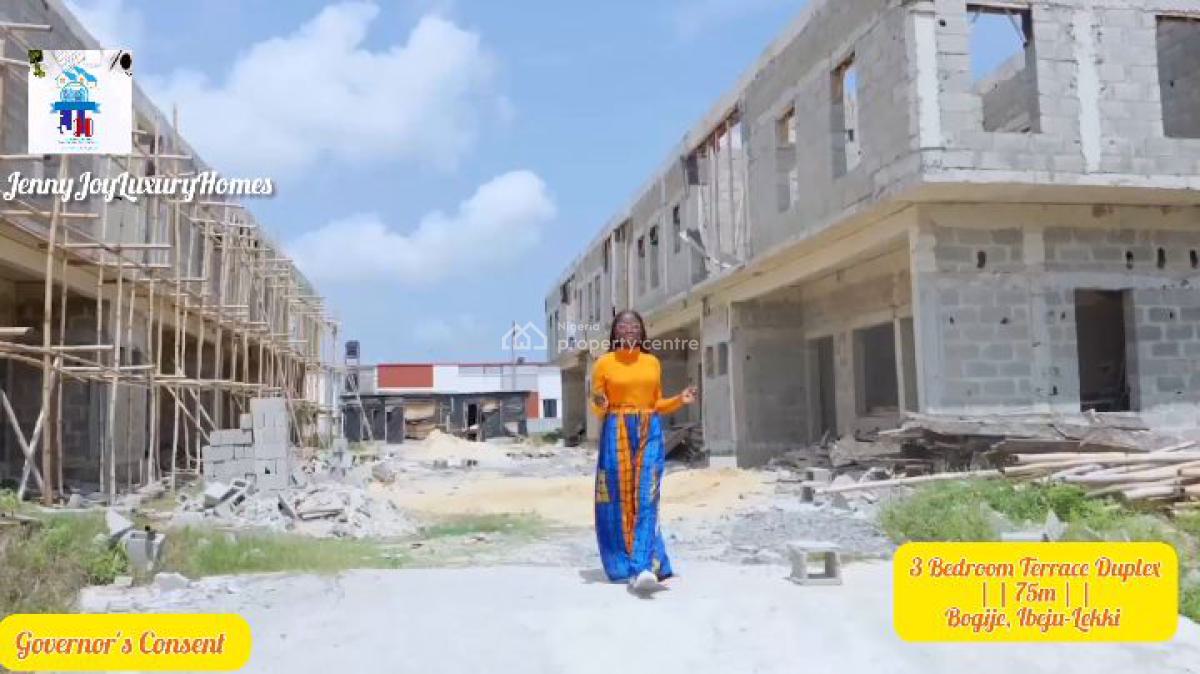 Fast Selling 3 Bedroom Terrace Duplex, Eleko Bogije Ibeju-lekki, Bogije, Ibeju Lekki, Lagos, Terraced Duplex for Sale