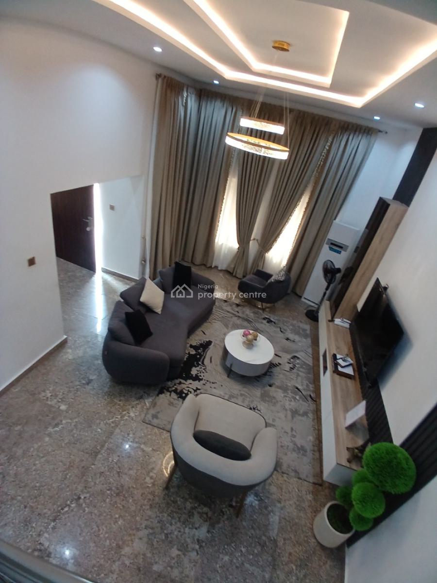 Fully Furnished 5 Bedroom Terrace Duplex with 1room Bq, Diplomatic Zone, Guzape District, Abuja, Terraced Duplex for Rent