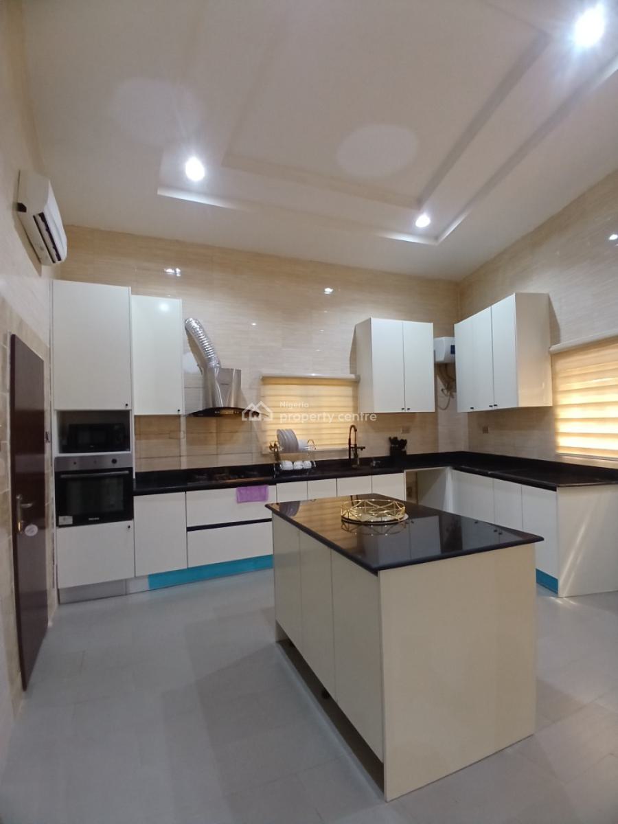 Fully Furnished 5 Bedroom Terrace Duplex with 1room Bq, Diplomatic Zone, Guzape District, Abuja, Terraced Duplex for Rent