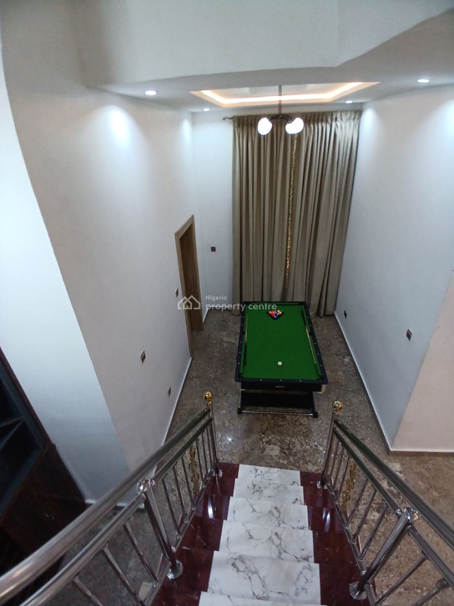 Fully Furnished 5 Bedroom Terrace Duplex with 1room Bq, Diplomatic Zone, Guzape District, Abuja, Terraced Duplex for Rent