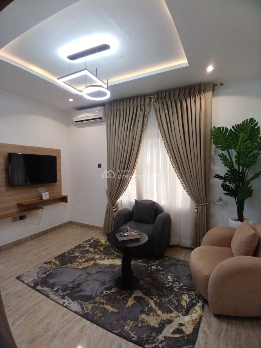 Fully Furnished 5 Bedroom Terrace Duplex with 1room Bq, Diplomatic Zone, Guzape District, Abuja, Terraced Duplex for Rent