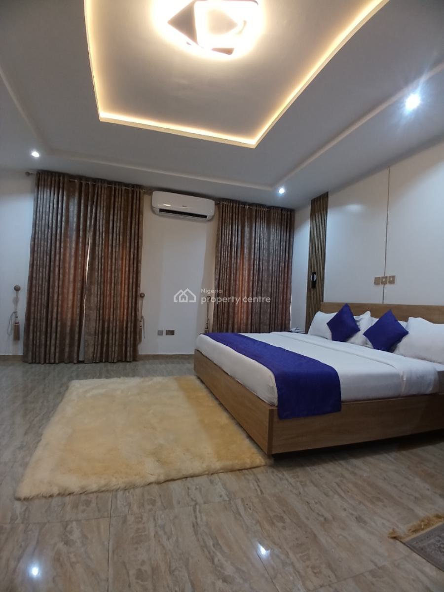 Fully Furnished 5 Bedroom Terrace Duplex with 1room Bq, Diplomatic Zone, Guzape District, Abuja, Terraced Duplex for Rent