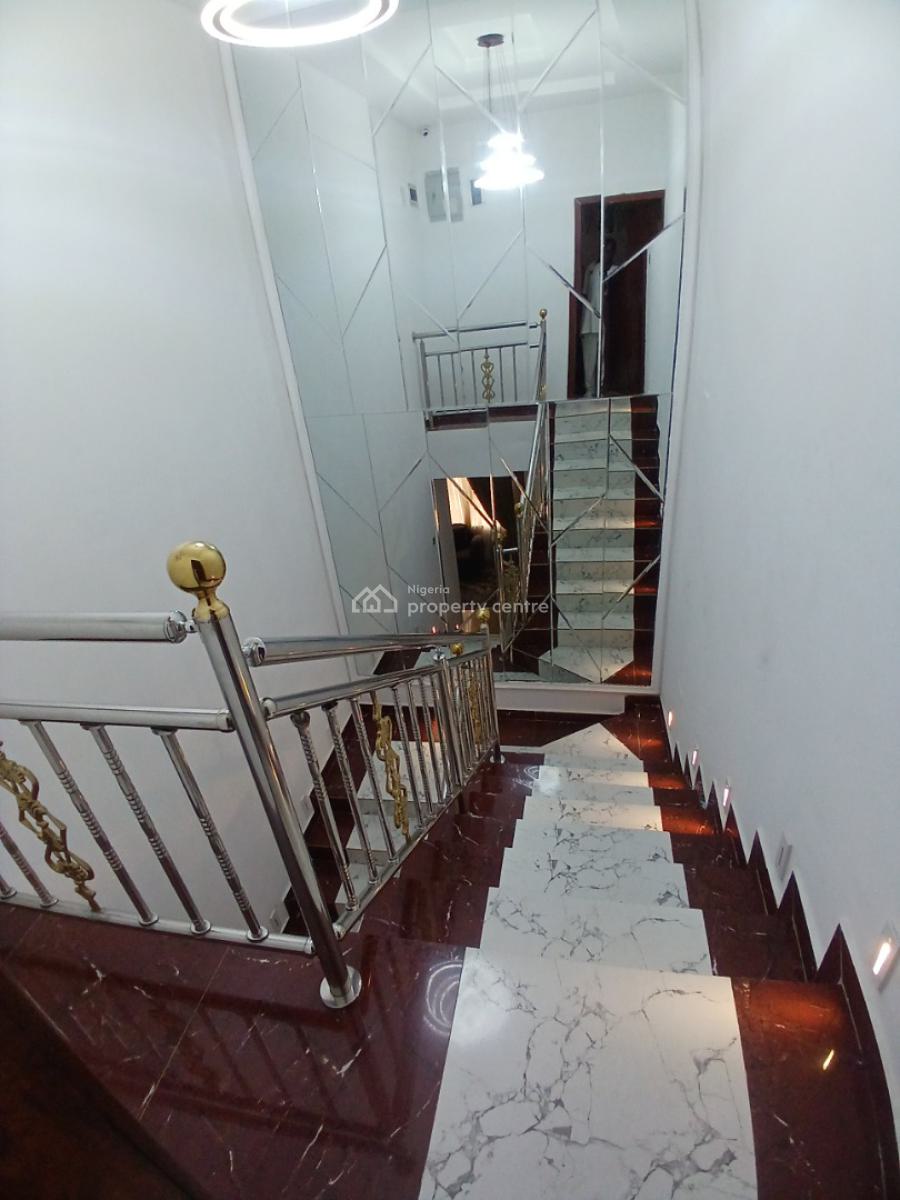 Fully Furnished 5 Bedroom Terrace Duplex with 1room Bq, Diplomatic Zone, Guzape District, Abuja, Terraced Duplex for Rent