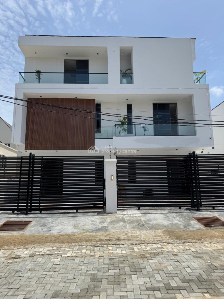 Contemporary 4 Bedroom Semi-detached Duplex with Bq, Ikate, Lekki, Lagos, Semi-detached Duplex for Sale