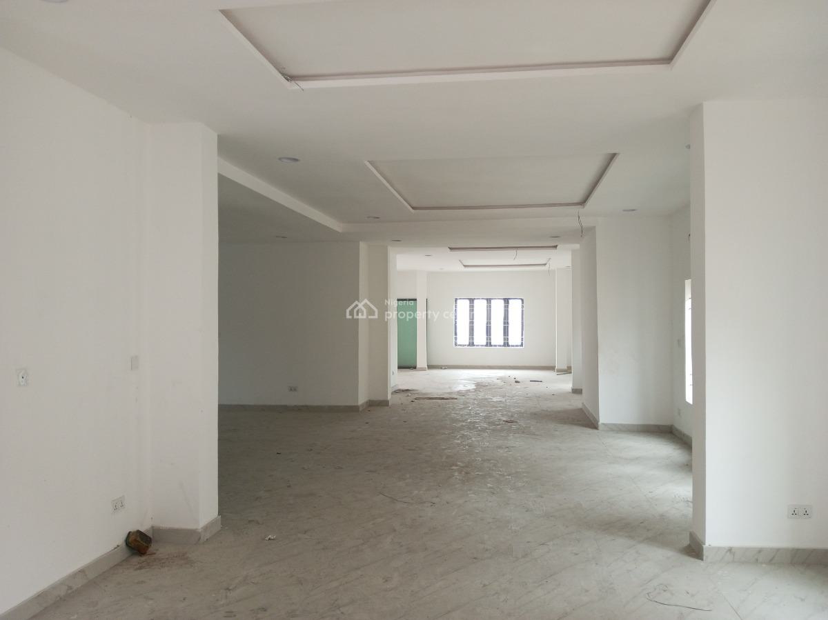 Newly Built Commercial Office Space Facing The Road, Chevron, Lekki, Lagos, Office Space for Rent