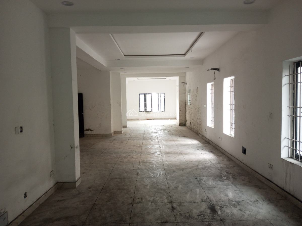 Newly Built Commercial Office Space Facing The Road, Chevron, Lekki, Lagos, Office Space for Rent