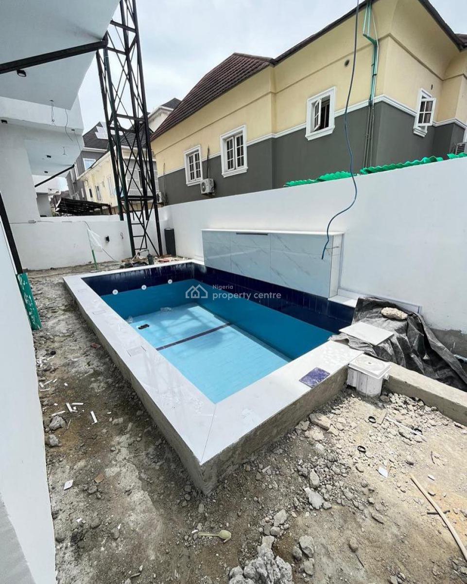 Massive 5 Bedroom Detached Duplex with Pool,cinema and Bq, Chevron, Lekki, Lagos, Detached Duplex for Sale