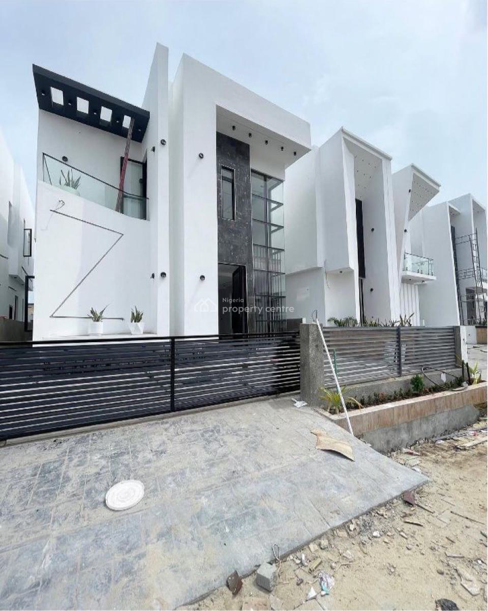 Exquisite 4 Bedroom Detached Duplex with Bq in Serene Estate, Chevron, Lekki, Lagos, Detached Duplex for Sale