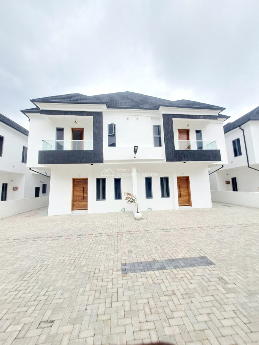 Newly Built 4 Bedroom Semi-detached with Pool and Gym House, Ikota, Lekki, Lagos, Semi-detached Duplex for Sale