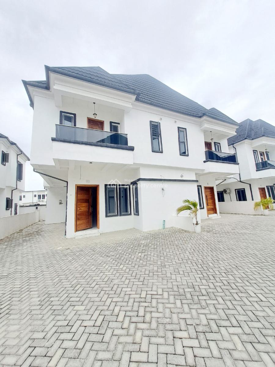 Newly Built 4 Bedroom Semi-detached with Bq and Pool, Ikota, Lekki, Lagos, Semi-detached Duplex for Rent