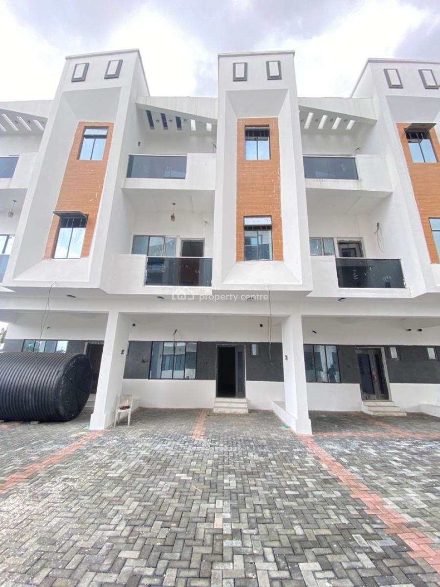 4 Bedroom Terraced Duplex with a Room Bq, Ogombo, Ajah, Lagos, Terraced Duplex for Sale