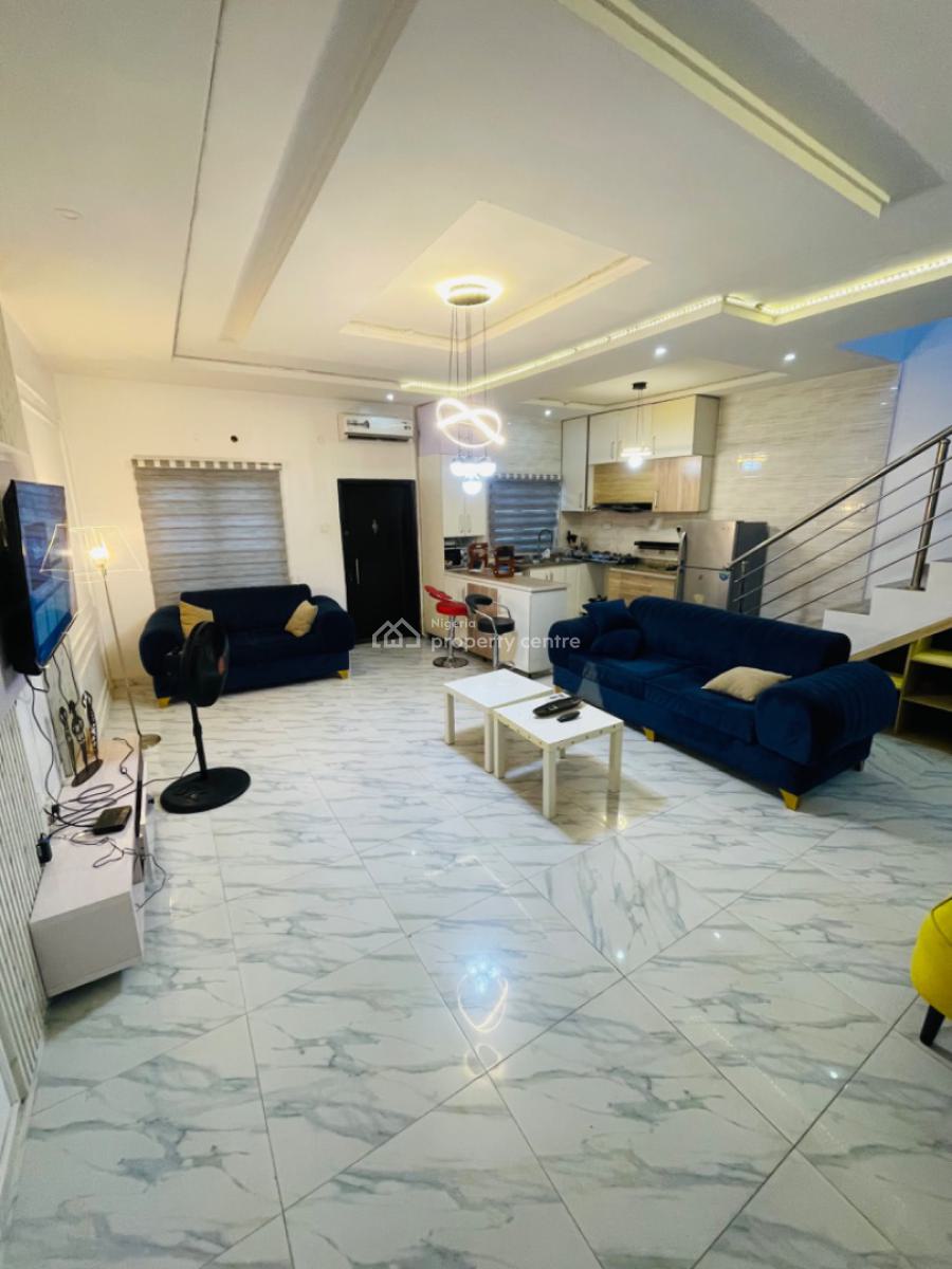 Luxury 2 Bedroom Duplex (self Compound) with Excellent Facilities, Lagos Business School, Ajah, Lagos, Terraced Duplex Short Let