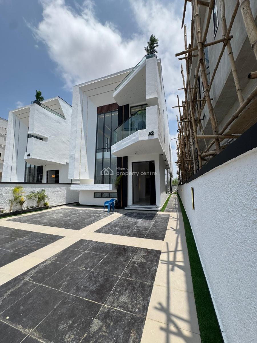Stunk 5 Bedroom Duplex with a Bq, Pool Within a Serene Environment, Ajah, Lagos, House for Sale