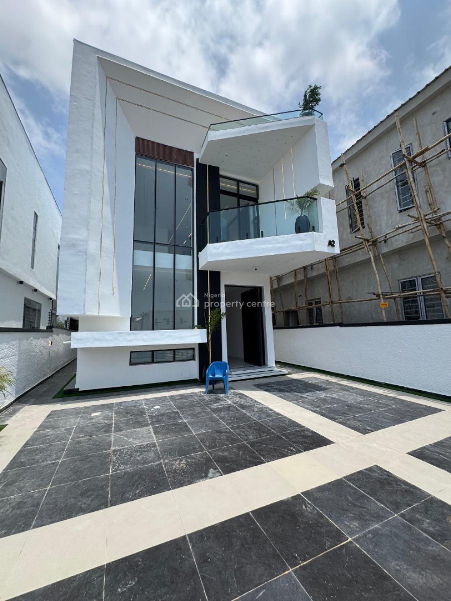 Stunk 5 Bedroom Duplex with a Bq, Pool Within a Serene Environment, Ajah, Lagos, House for Sale
