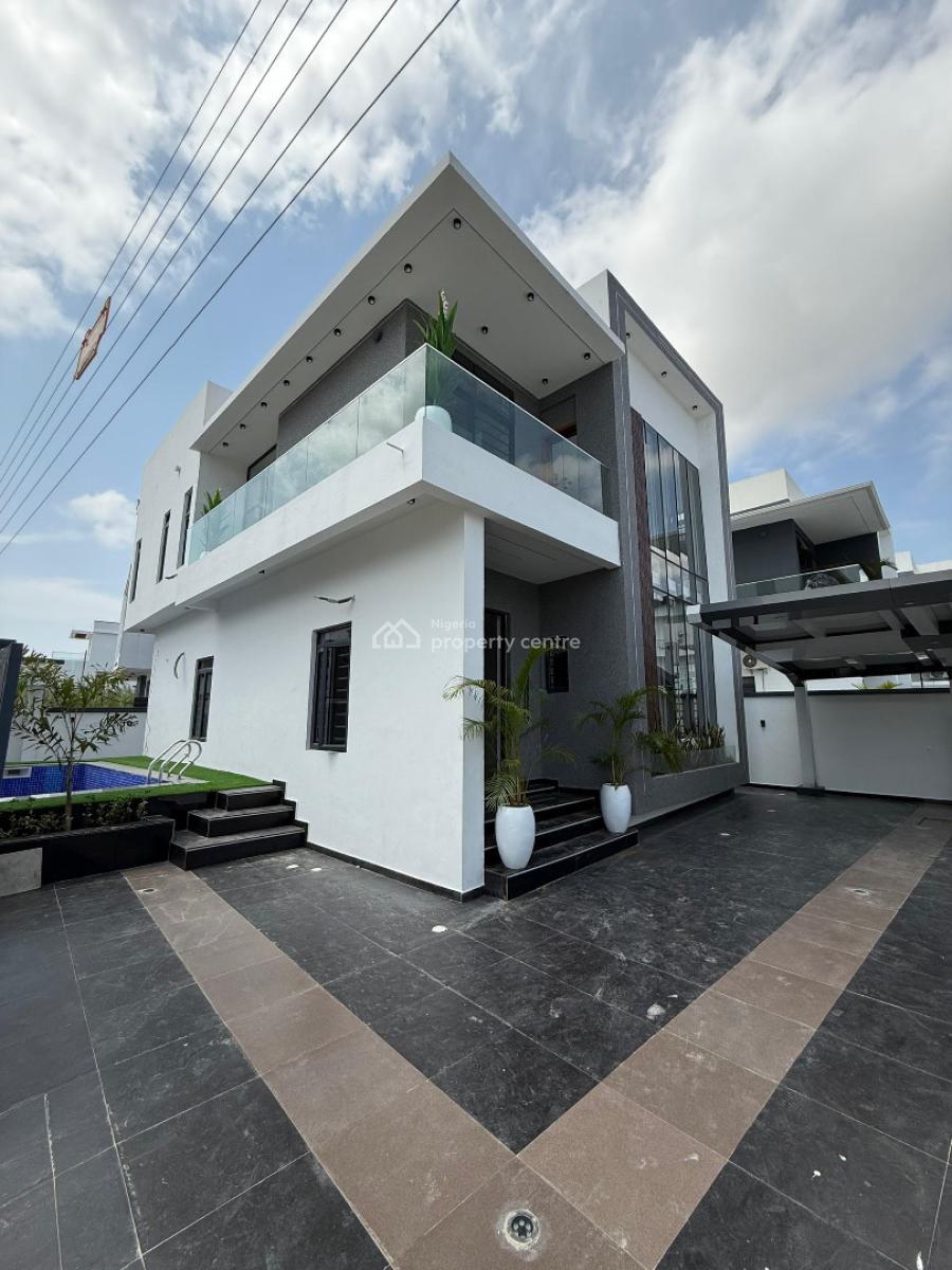 Gorgeous 4 Bedroom Fully Detached Duplex with a Bq and a Pool, Ajah, Lagos, House for Sale