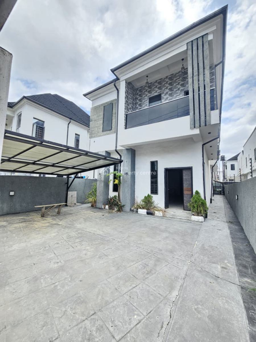 4 Bedroom Fully Detached Duplex with Room a Boys Quarters, Palm City Estate, Ajah, Lagos, Detached Duplex for Rent