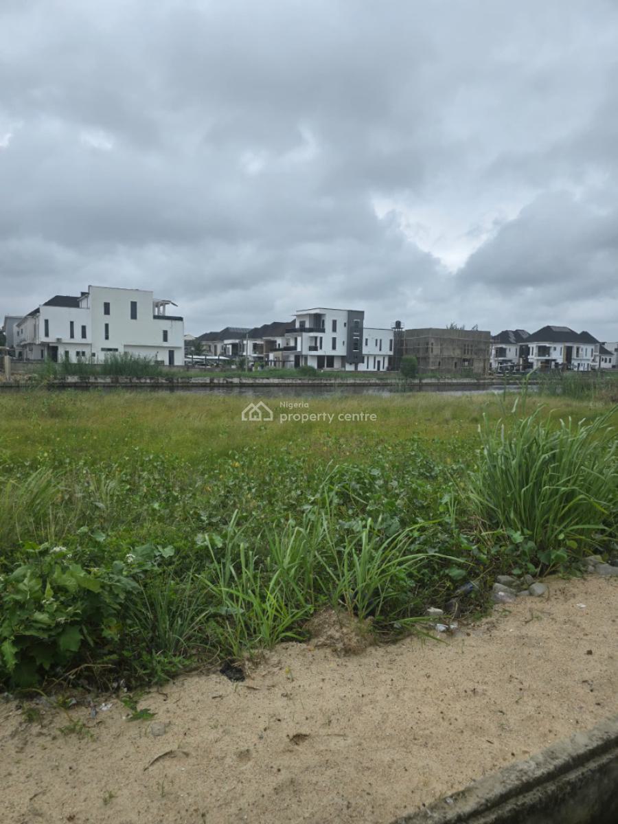 2 Plots of Land Measuring 1200sqm. (waterfront) in a Serene Estate, Buenevista Estate, Orchid Road,  Lekki, Lekki, Lagos, Residential Land for Sale