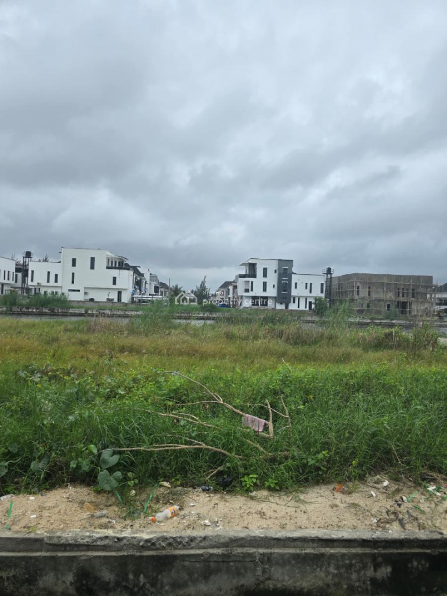 2 Plots of Land Measuring 1200sqm. (waterfront) in a Serene Estate, Buenevista Estate, Orchid Road,  Lekki, Lekki, Lagos, Residential Land for Sale