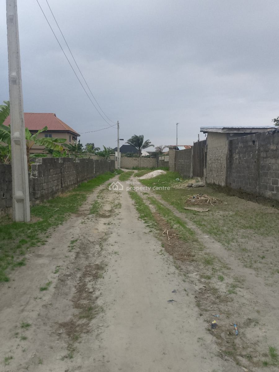 4 Plots Together Fenced and Gated in a Built Up Estate with Gazette, Lekki Nature Garden Estate, Abijo, Lekki, Lagos, Residential Land for Sale