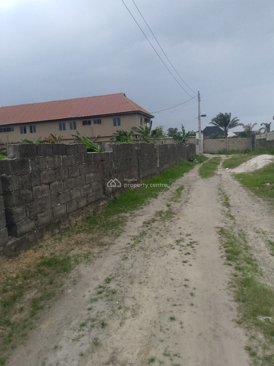4 Plots Together Fenced and Gated in a Built Up Estate with Gazette, Lekki Nature Garden Estate, Abijo, Lekki, Lagos, Residential Land for Sale