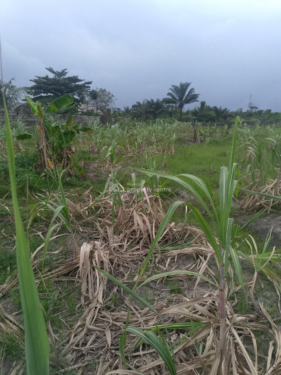 4 Plots Together Fenced and Gated in a Built Up Estate with Gazette, Lekki Nature Garden Estate, Abijo, Lekki, Lagos, Residential Land for Sale
