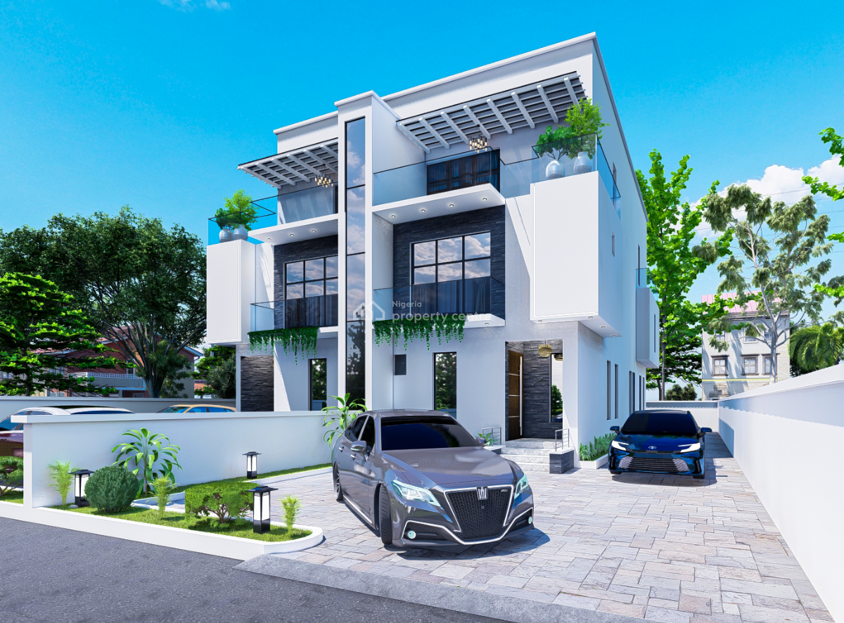 5 Bedroom Terrace Duplex with Bq, Behind Stella Maris School Inechukwu Iyeke Cresent, Life Camp, Abuja, Terraced Duplex for Sale