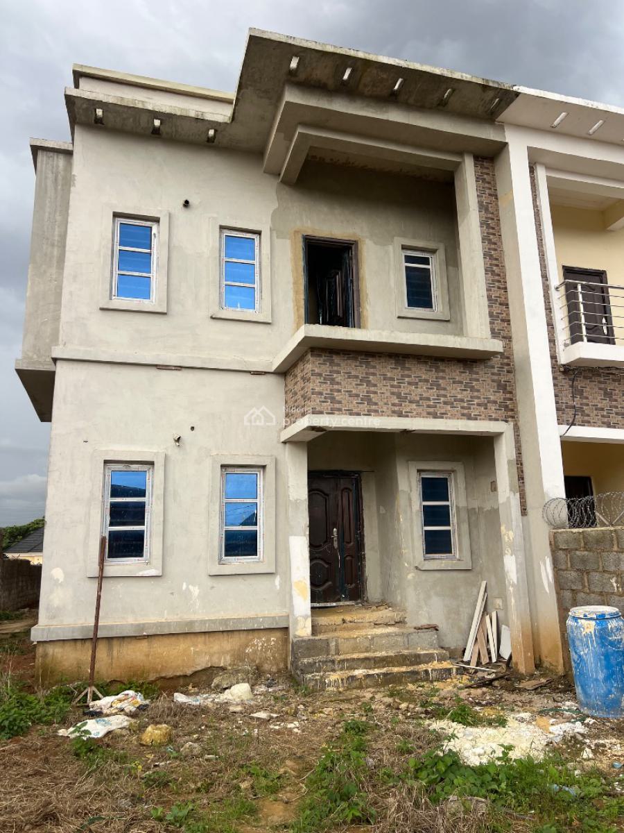 Newly Built 3 Bedroom Semi Detached Duplex with Bq Attached, Inside an Estate in Apo Wumba District, Apo, Abuja, Semi-detached Duplex for Sale