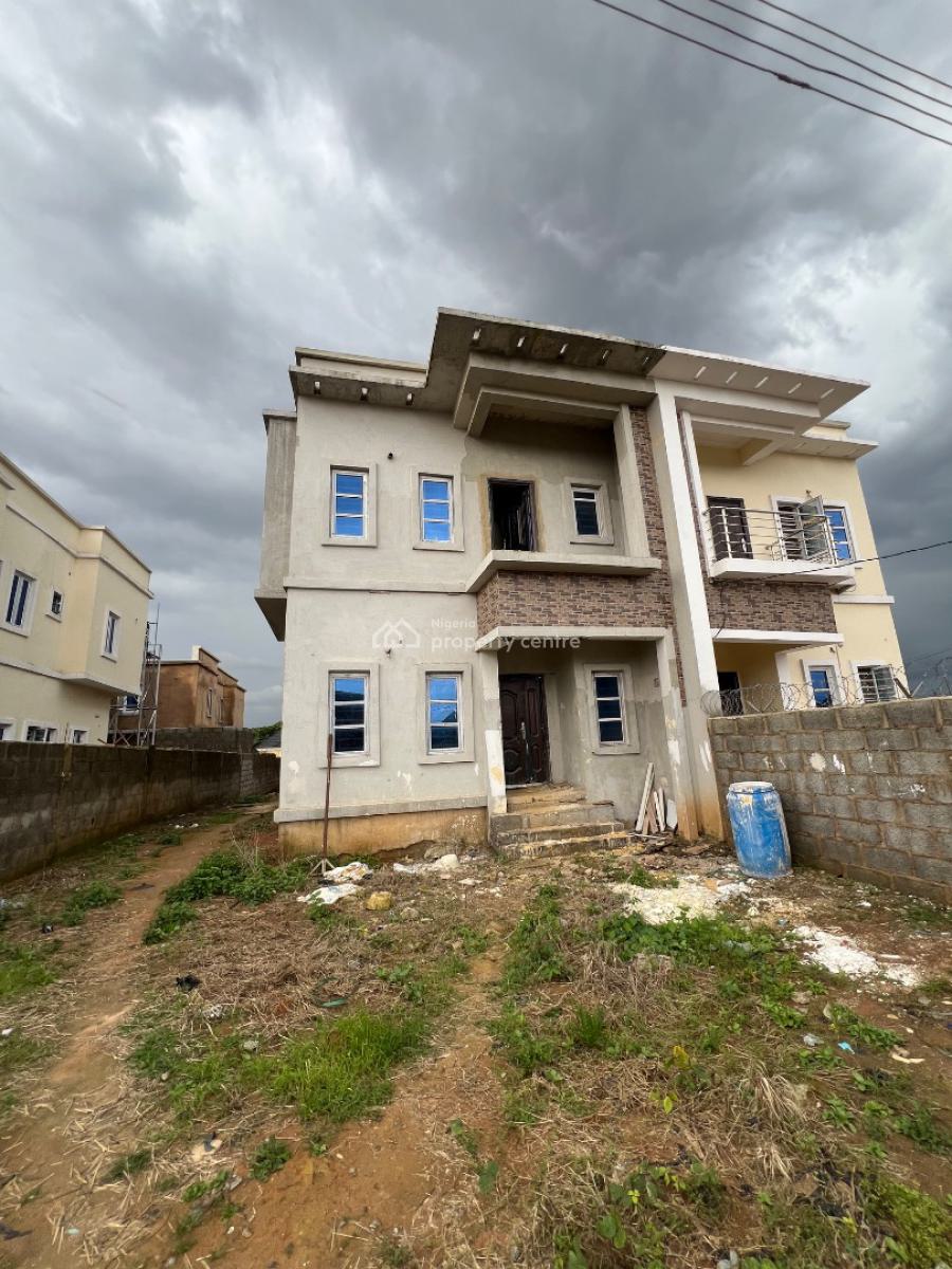Newly Built 3 Bedroom Semi Detached Duplex with Bq Attached, Inside an Estate in Apo Wumba District, Apo, Abuja, Semi-detached Duplex for Sale
