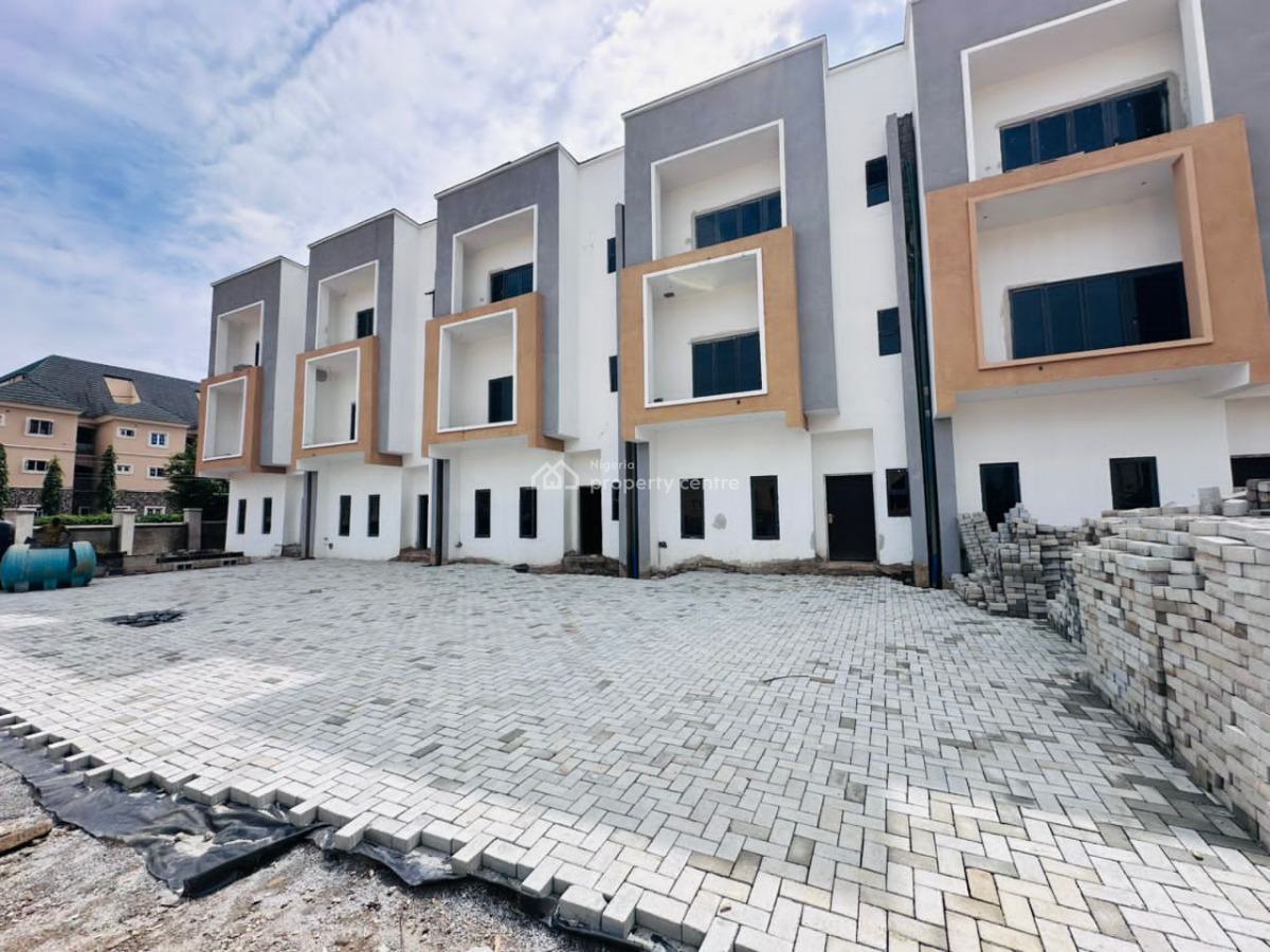 Mordern 4-bedroom Terraced Duplex with Bq, Life Camp, Abuja, Terraced Duplex for Sale