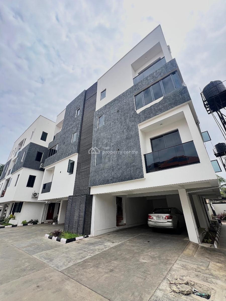 Fully Furnished 4 Bedroom Maisonette with Bq and Inverter, Lekki Phase 1, Lekki, Lagos, Flat / Apartment for Rent