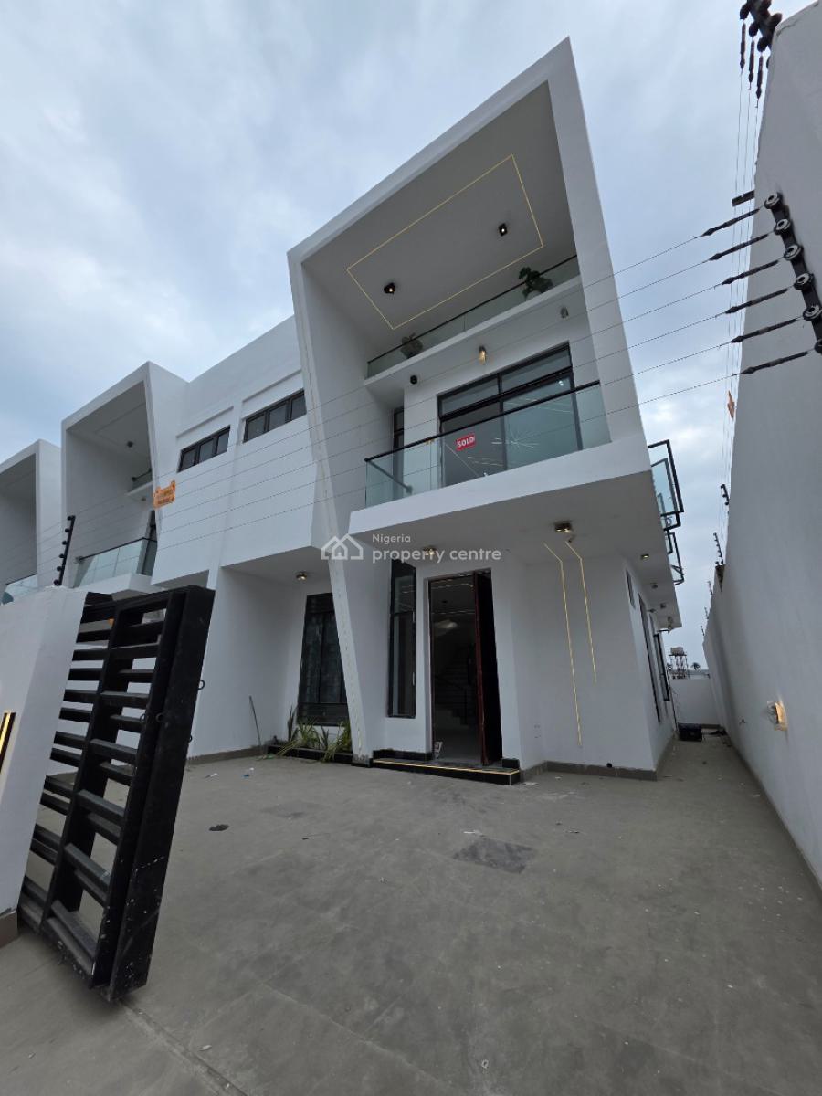 Luxury 4 Bedroom Semi-detached Duplex with Bq, Orchid Hotel Road, Lekki, Lagos, Semi-detached Duplex for Sale
