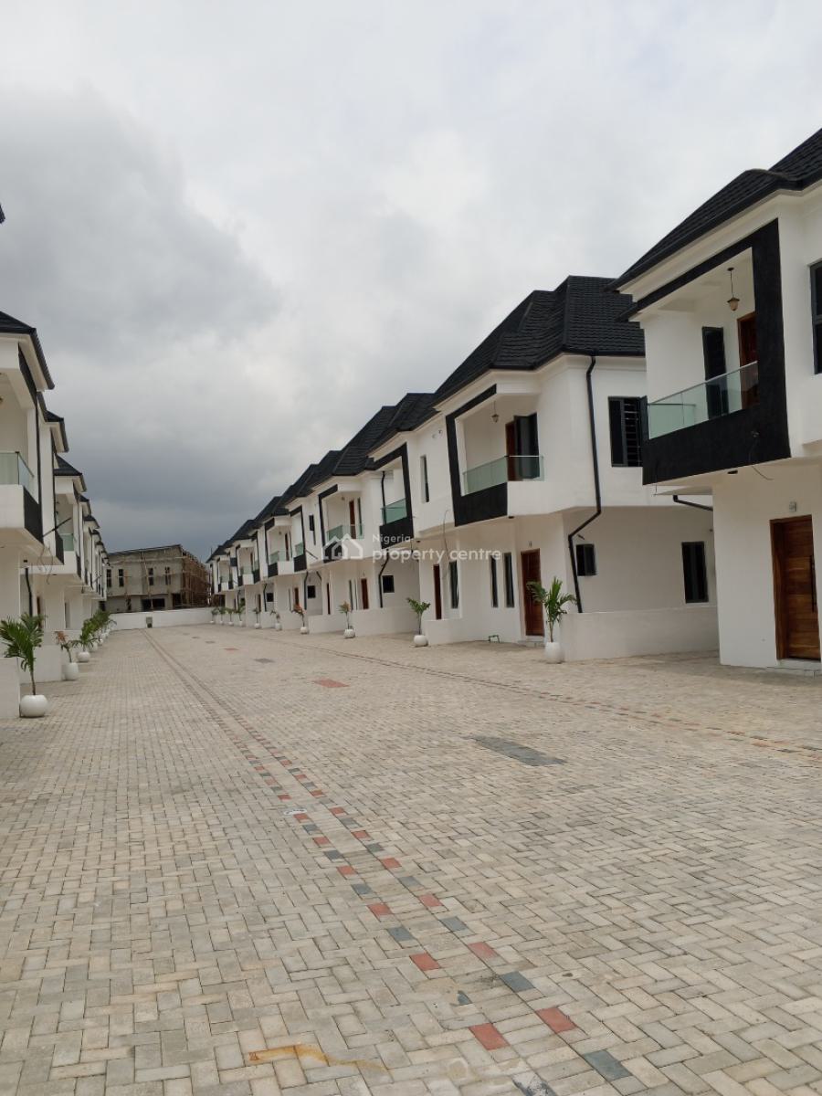 4 Bedroom Detached Terrace Duplexes with Bq, Harris Drive, Lekki, Beside Vgc, Vgc, Lekki, Lagos, Semi-detached Duplex for Sale