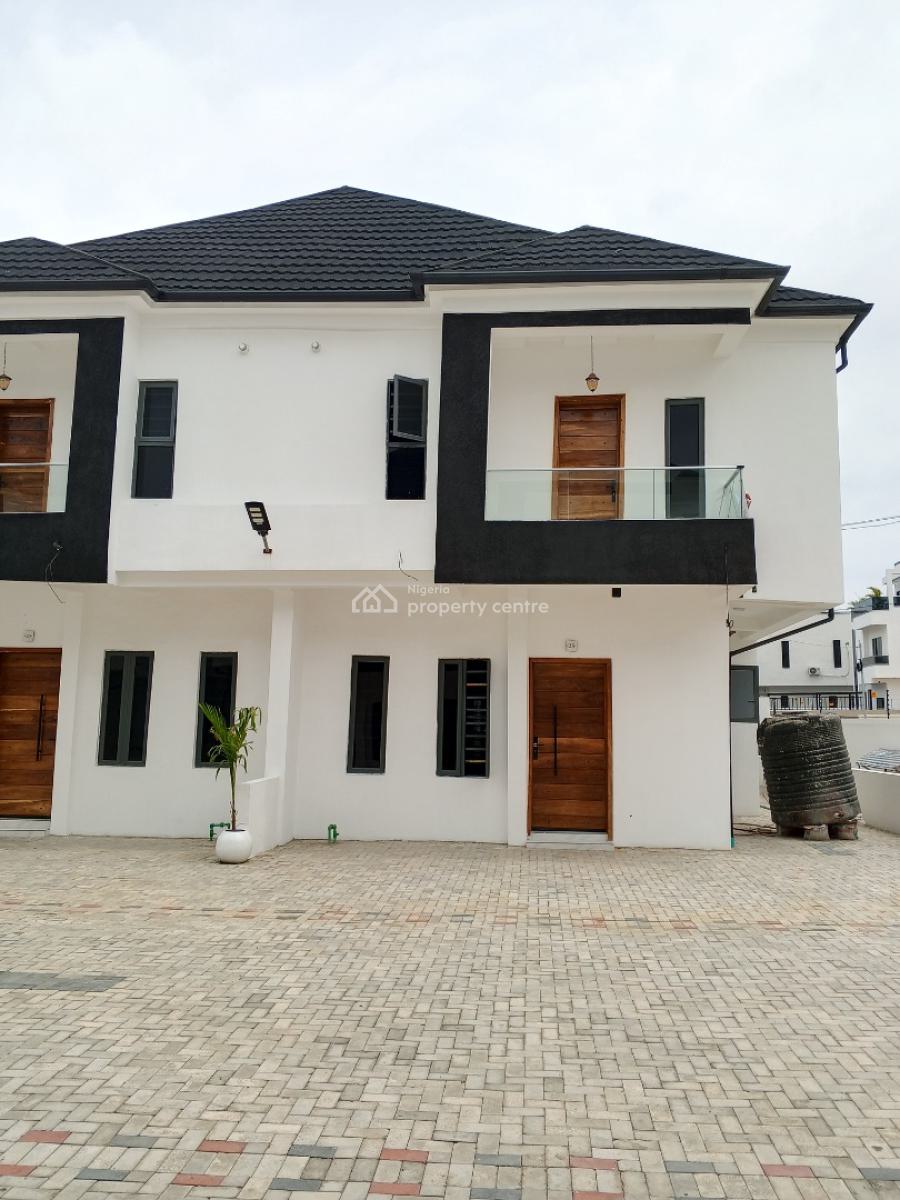 4 Bedroom Detached Terrace Duplexes with Bq, Harris Drive, Lekki, Beside Vgc, Vgc, Lekki, Lagos, Semi-detached Duplex for Sale