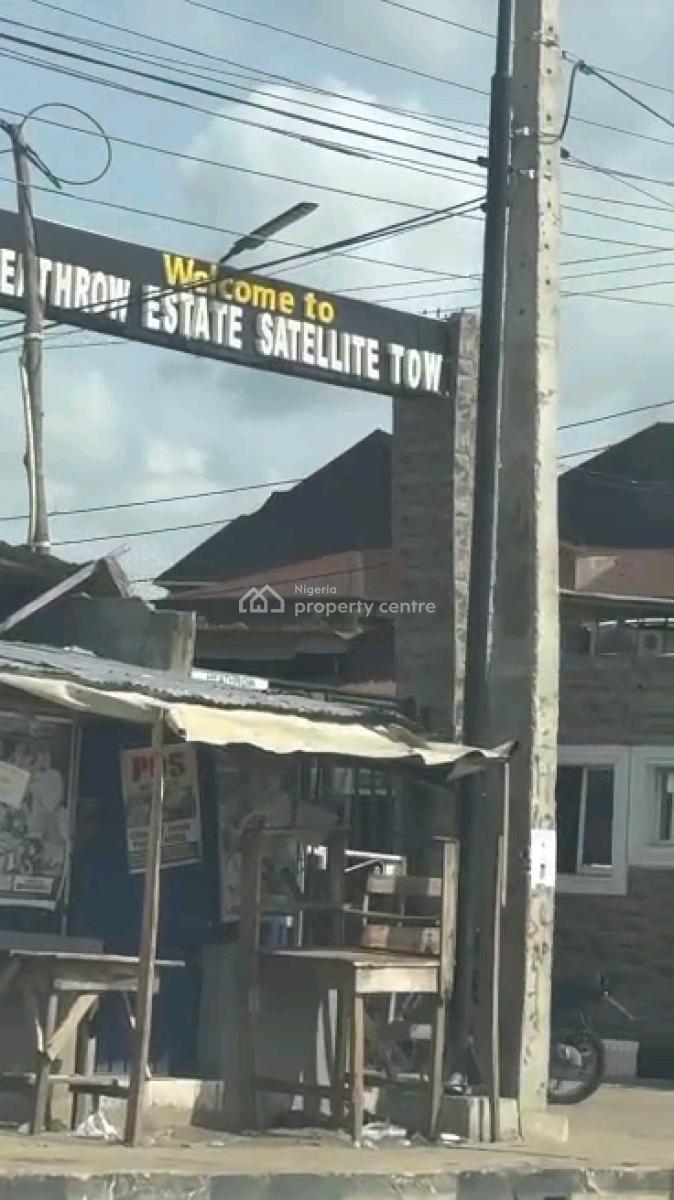 a Solid 2storey Building Consisting of 12 Units of Mini, 1 Unit of 3 Bedroom, Heathrow Estate, Satellite Town, Ojo, Lagos, Block of Flats for Sale