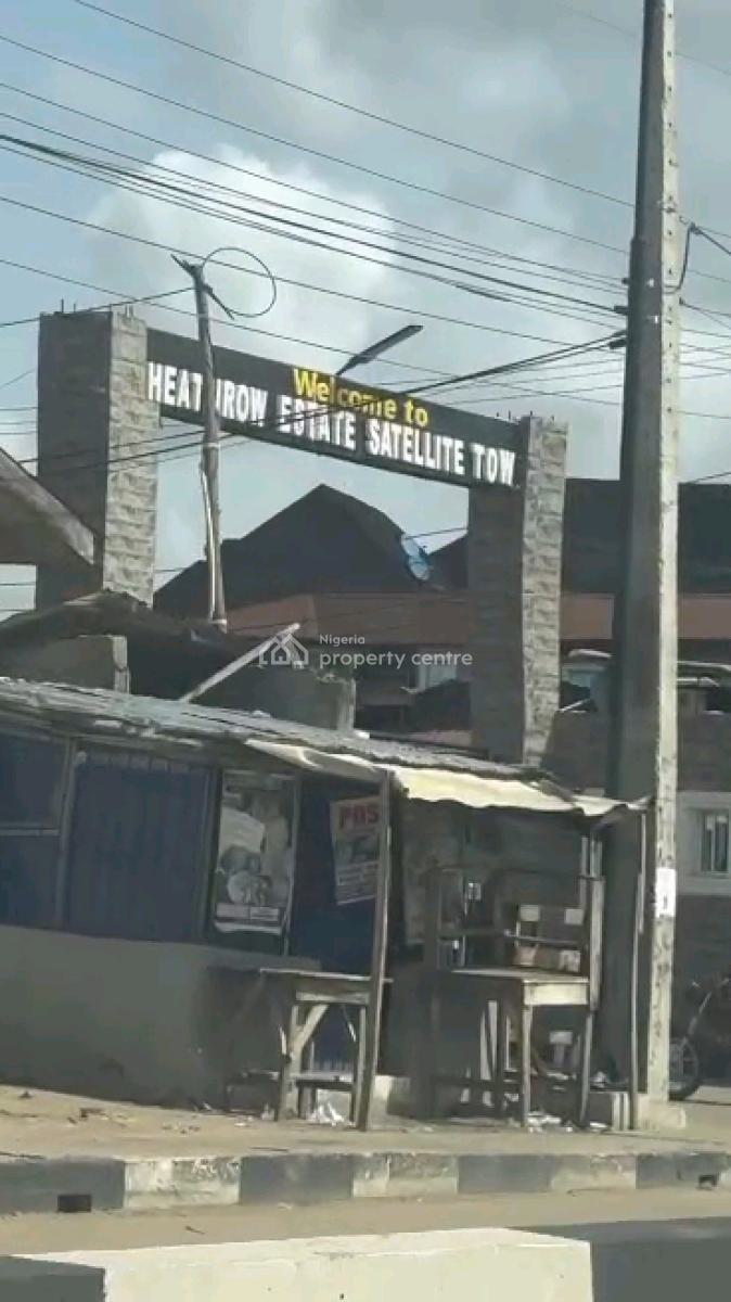 a Solid 2storey Building Consisting of 12 Units of Mini, 1 Unit of 3 Bedroom, Heathrow Estate, Satellite Town, Ojo, Lagos, Block of Flats for Sale