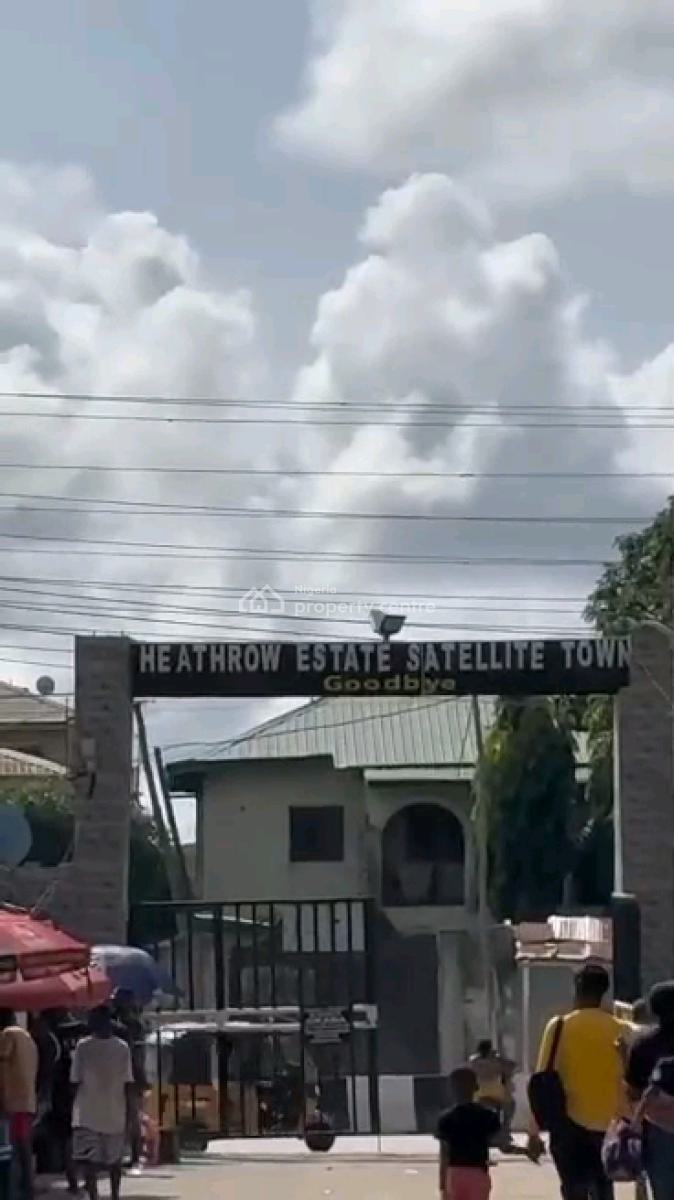 a Solid 2storey Building Consisting of 12 Units of Mini, 1 Unit of 3 Bedroom, Heathrow Estate, Satellite Town, Ojo, Lagos, Block of Flats for Sale