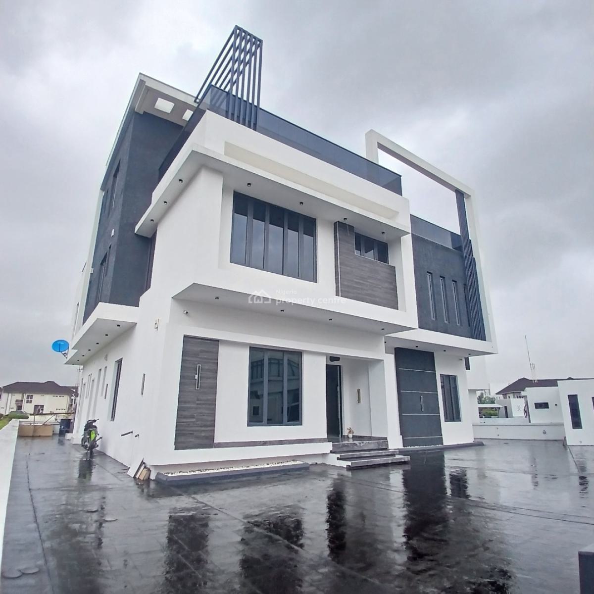 Magnificent 5-bedroom Detached Duplex with Swimming Pool in Pinnock, Pinnock Beach Estate, Osapa, Lekki, Lagos, Detached Duplex for Sale