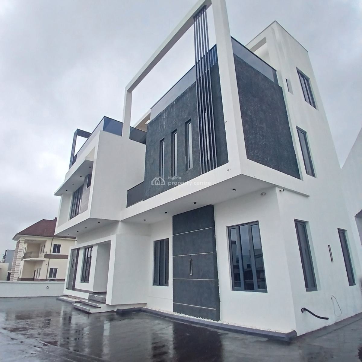 Magnificent 5-bedroom Detached Duplex with Swimming Pool in Pinnock, Pinnock Beach Estate, Osapa, Lekki, Lagos, Detached Duplex for Sale