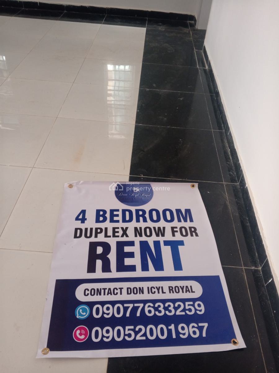 4 Bedroom Terrace for Lease, Creek Avenue Ikota Bridge, Ikota, Lekki, Lagos, Terraced Duplex for Rent