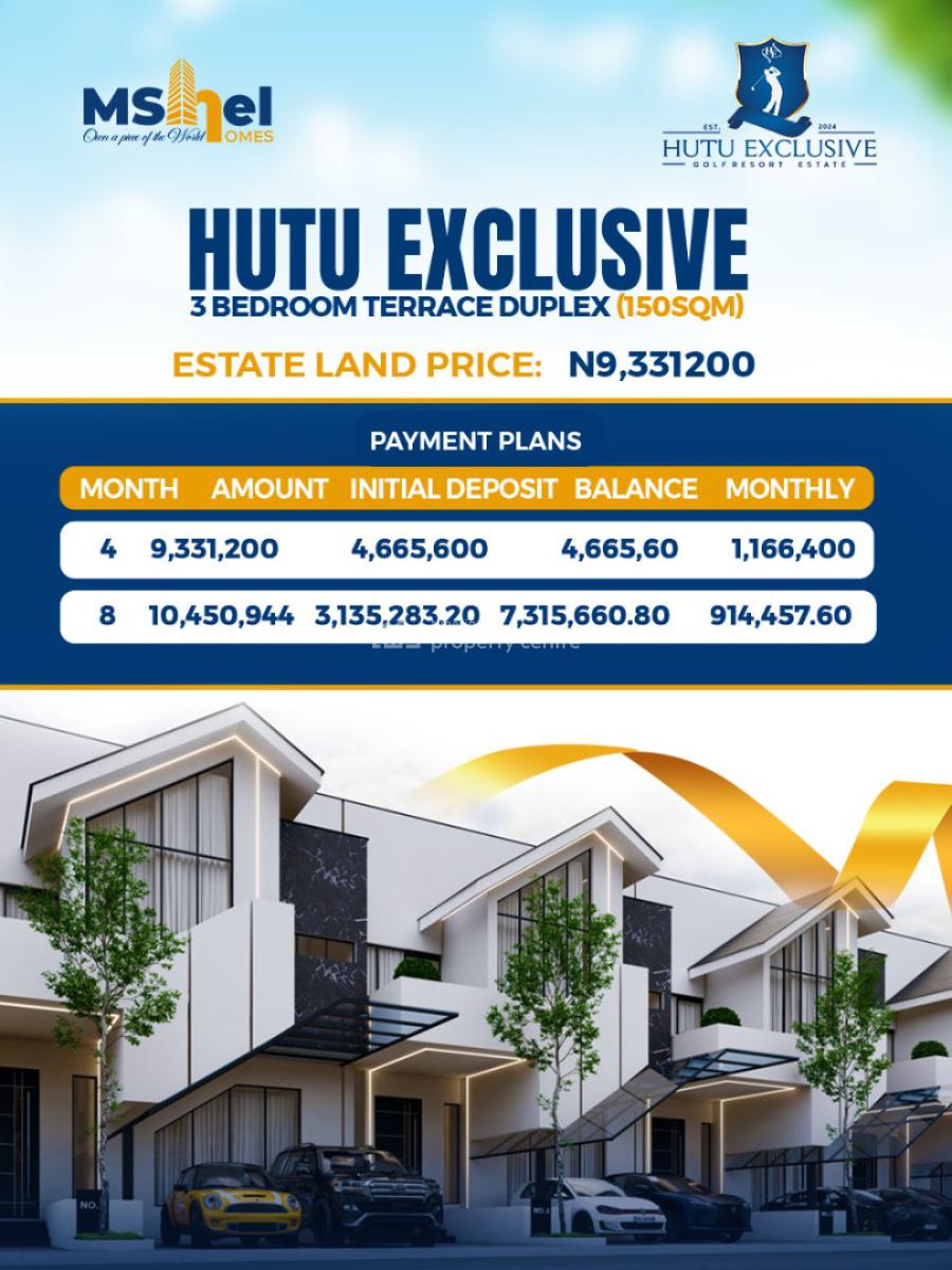 150sqm Land in a Serene Location, Hutu Abuja, Airport Road, Before Centenary City F.c.t, Lugbe District, Abuja, Residential Land for Sale