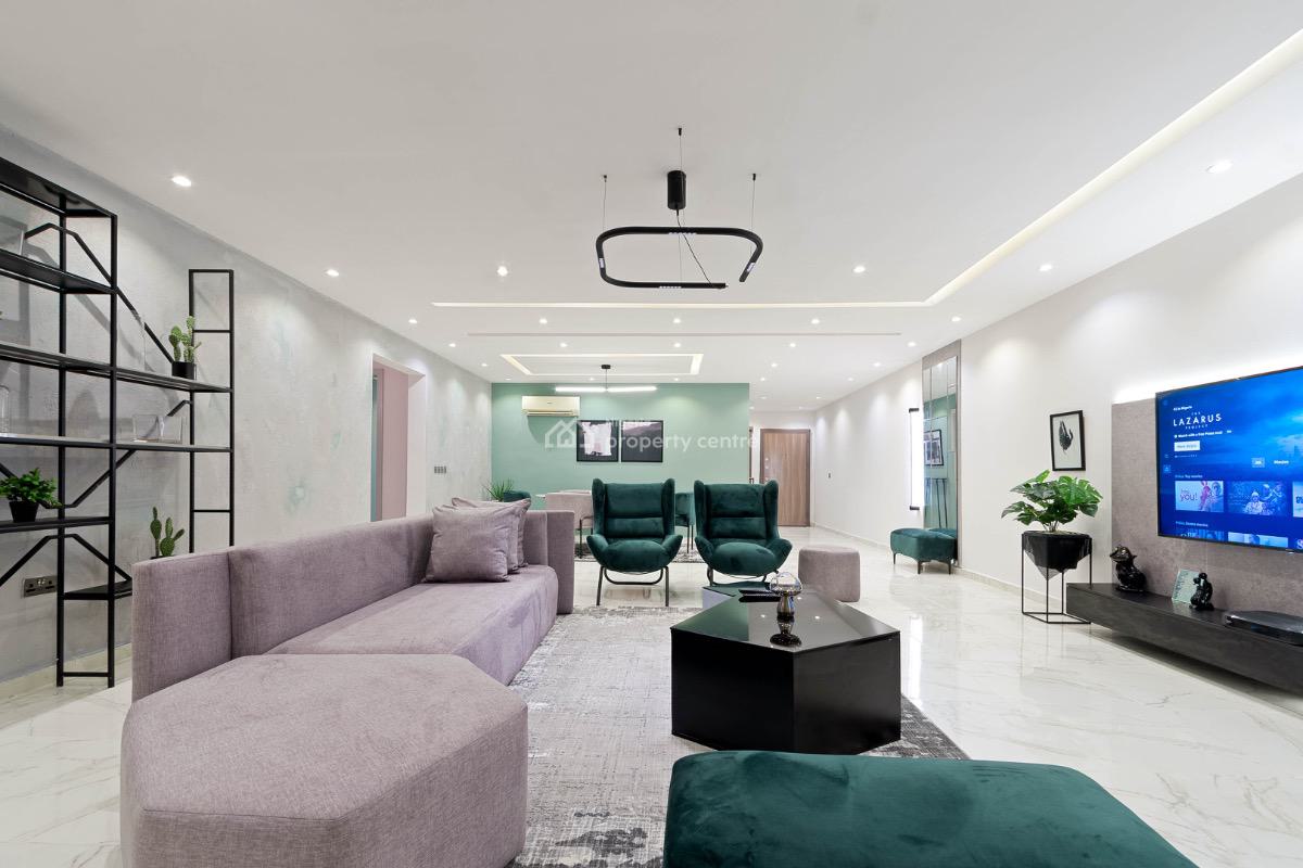 Luxe 3 Bedroom Apartment, Victoria Island (vi), Lagos, Flat / Apartment Short Let