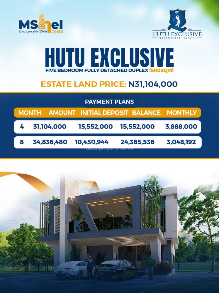 500sqm Land in a Serene Location, Hutu Abuja, Airport Road, Before Centenary City Abuja, Lugbe District, Abuja, Residential Land for Sale